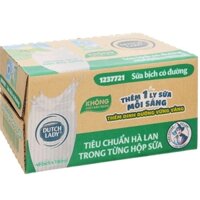 Sữa tiệt trùng Dutch Lady 180ml (48 bịch)