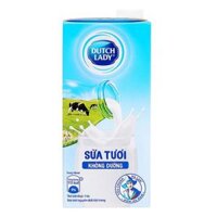 Sữa Tiệt Trùng Dutch Lady Không Đường Hộp Giấy 1L