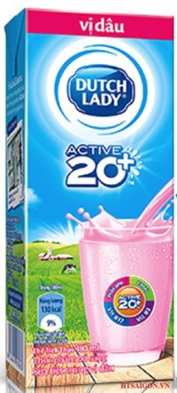 Sữa tiệt trùng Hà Lan Active 20+ 180ml