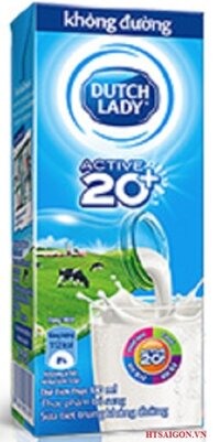 Sữa tiệt trùng Hà Lan Active 20+ 180ml không đường