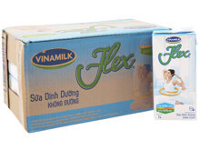 Sữa tiệt trùng không đường Vinamilk Flex - 1 lít