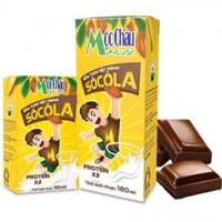 Sữa Tiệt Trùng matcha chocolate 110ml Mộc Châu Milk leaf