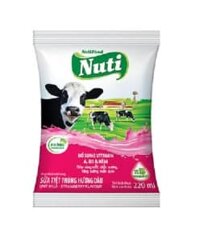 SỮA TIỆT TRÙNG NUTI BỊCH DÂU 220ML