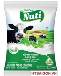 SỮA TIỆT TRÙNG NUTIFOOD 220ML