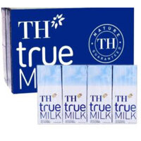 Sữa Tiệt Trùng TH Truemilk có đường, ít đường ,k đường,vị Dâu, vị Socola(48hop x180ml)