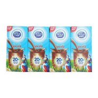 Sữa Tiệt Trùng Vị Sô Cô La Dutch Lady Lốc 4 Hộp x 180ml