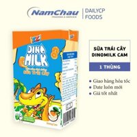Sữa tiệt trùng vị trái cây IZZI DINOMILK cam nguyên thùng 48 hộp 110ml [HN giao hàng hỏa tốc]
