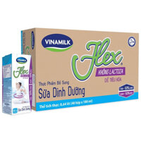 Sữa tiệt trùng Vinamilk Flex không Lactose hộp 180ml
