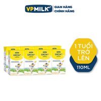 Sữa tiệt trùng VPMilk Grow+ vị Chuối 110ml – Thùng 48 hộp