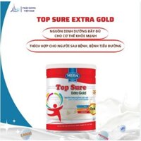 Sữa Top Sure Mega Extra Gold thích hợp cho người bệnh tiểu đường và người sau bệnh