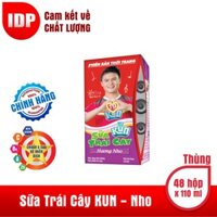 Sữa Trái Cây Kun Nho Thùng 48 Hộp x 110ml