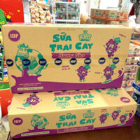 Sữa trái cây Lif kun 110ml thùng 48 hộp hương nho
