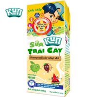 Sữa trái cây nhiệt đới gió mùa gió rét Kun thùng 48 hộp x 180ml