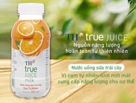 Sữa trái cây TH hương cam chai 300ml/24