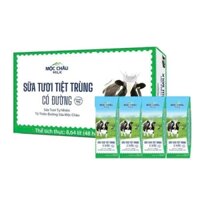Sữa tươi 100% Mộc Châu CD 180ml