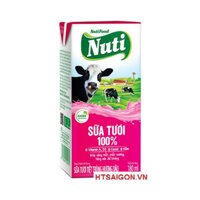 SỮA TƯƠI 100% NUTI DÂU 180ML