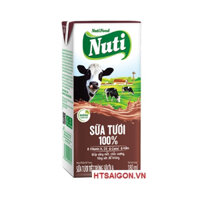 SỮA TƯƠI 100% NUTI SOCOLA 180ML