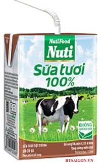 SỮA TƯƠI 100% NUTI SOCOLA 110ML