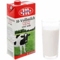 Sữa Tươi Ba Lan Mlekovita H-Vollmilch UHT 3,5% Felt Milk 1 lít