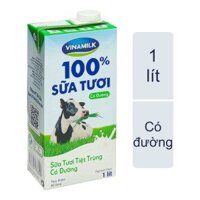 Sữa tươi có đường Vinamilk hộp 1 lít 								 								Tình trạng: 									 									Còn hàng