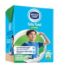 Sữa tươi Cô Gái Hà Lan có đường hộp 110ml