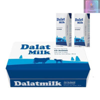 Sữa Tươi ĐÀ LẠT MILK Có Đường 180ML (THÙNG 48 HỘP 180ML/HỘP)