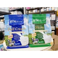 Sữa tươi dạng bột BTNature - Bổ sung Canxi và Protein .