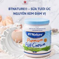 Sữa tươi dạng bột nguyên kem BTNature Full Cream Bổ sung Canxi, chắc khỏe xương, Lon 1kg