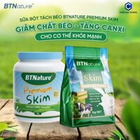 Sữa tươi dạng bột tách béo cao cấp BTNature Premium Skim Bổ sung canxi, chắc khỏe xương khớp Lon 1kg