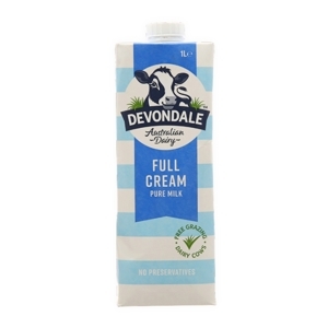 Sữa tươi Devondale nguyên kem - 1 lít (dành cho trẻ trên 2 tuổi)
