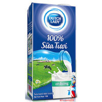 SỮA TƯƠI DUTCH LADY 100% CÓ ĐƯỜNG 1L