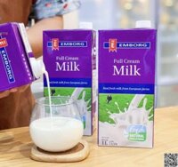 Sữa tươi Emborg nguyên kem 3,5% nhập khẩu 100% Đan Mạch hộp 1 lít