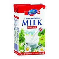 Sữa tươi Emmi (Thụy Sĩ) 100% nguyên chất Thùng 18 hộp x 250ml I EXP: 04.10.2025