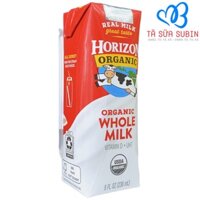 Sữa Tươi Horizon Nguyên Kem Organic Mỹ 236ml