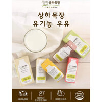 Sữa Tươi Hữu Cơ Maeil SangHa Farm NỘI ĐỊA Hàn Quốc cho bé từ 1 tuổi - Lốc 4 hộp 125ml
