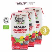 Sữa tươi hữu cơ vị dâu Daioni Organic UK (3 x 200ml)