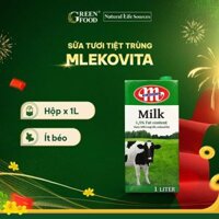 Sữa tươi ít béo Mlekovita Ba Lan - Hộp 1L