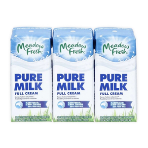 Sữa tươi Meadow Fresh full cream (nguyên kem) - lốc 3 x 250ml