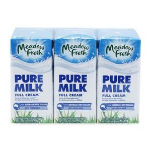 Sữa tươi Meadow Fresh full cream (nguyên kem) - lốc 3 x 250ml