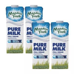 Sữa tươi Meadow Fresh nguyên kem 1L - 12 hộp/ thùng