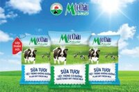 Sữa tươi Mộc Châu không đường – gói 220ml