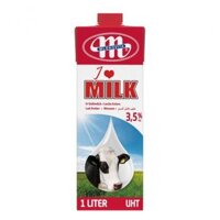 Sữa tươi nguyên chất tệt trùng Mlekovita I Love Milk 1L(Thùng 12 hộp)