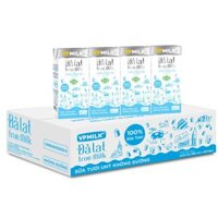 Sữa Tươi Nguyên Chất UHT Đà Lạt True Milk KHÔNG ĐƯỜNG 180ml