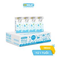 Sữa Tươi Nguyên Chất UHT Đà Lạt True Milk KHÔNG ĐƯỜNG 180ml