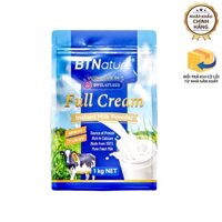 Sữa tươi nguyên kem dạng bột BTNature - Úc - Túi 1kg - Từ 3y