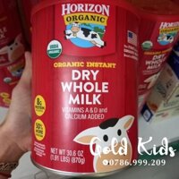 Sữa tươi nguyên kem Horizon Organic Dry Whole Milk 870g