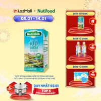 Sữa tươi Nutimilk 100 điểm - Sữa tươi nguyên chất tiệt trùng không đường - Sữa tươi chuẩn cao thế giới với 35g Đạm và 40g Béo (Hộp 1 lít)