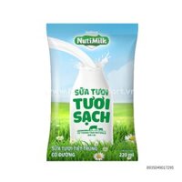 Sữa tươi Nutimilk 100 điểm 220ml Có đường