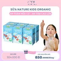 Sữa Tươi Organic 100% Nature Kids Hàn Quốc 140ml Giúp Bé Phát Triển Toàn Diện