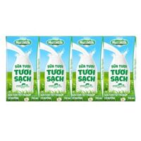 Sữa tươi sạch tiệt trùng Nutimilk, có đường, 110ml (lốc 4 hộp)